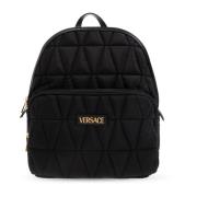 Versace Ryggsäck med logotypmärke Black, Herr