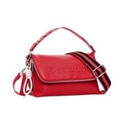 Desigual Modern Polyeten Handväska Damkollektion Red, Dam