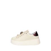 Gio+ Vita Läder Casual Sneakers Beige, Dam