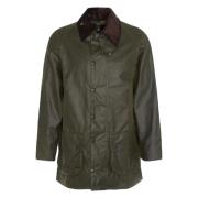 Barbour Klassisk Vaxad Jacka Arkiv Oliv Green, Dam