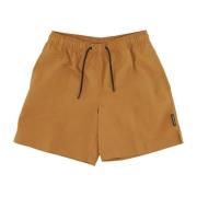 Timberland Ripstop Elastisk Midja Shorts med Fickor Brown, Herr