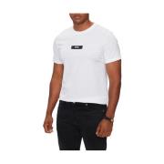 Versace Jeans Couture Vit T-shirt med Versace Jeans Logo White, Herr