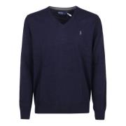 Polo Ralph Lauren V-neck Knitwear Blue, Herr