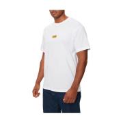 Versace Jeans Couture Vit T-shirt med klassiskt logotyp White, Herr