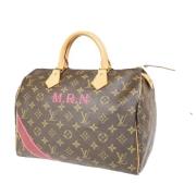 Louis Vuitton Vintage Pre-owned Canvas handvskor Brown, Dam