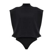 Alaïa Ull bodysuit Black, Dam