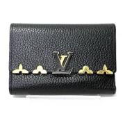 Louis Vuitton Vintage Pre-owned Laeder plnbcker Black, Dam