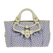 Celine Vintage Pre-owned Canvas celine-vskor Purple, Dam