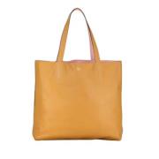 Hermès Vintage Pre-owned Laeder handvskor Yellow, Dam