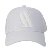 Armani Exchange Visir i bomullshatt White, Herr