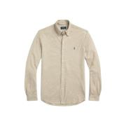 Polo Ralph Lauren Lättvikts Mesh Skjorta Beige, Herr