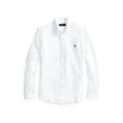 Polo Ralph Lauren Linneskjorta med slim fit White, Herr