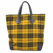 Hermès Vintage Pre-owned Canvas totevskor Yellow, Dam