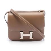 Hermès Vintage Pre-owned Laeder crossbodyvskor Brown, Dam