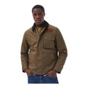 Barbour Steve McQueen Workers Wax Jacket Green, Herr