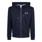 Sun68 Snygg Zip Hoodie Blue, Herr