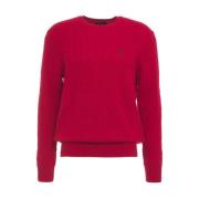 Polo Ralph Lauren Röd Stickat Aw24 för Män Red, Herr