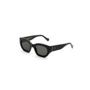 Retrosuperfuture Svart Aviator Solglasögon Black, Unisex