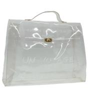 Hermès Vintage Pre-owned Vinyl handvskor White, Dam