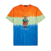 Polo Ralph Lauren Tye Dye Bear Logo T-Shirt Multicolor, Herr