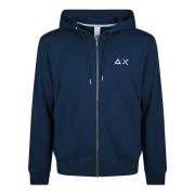 Sun68 Snygg Zip Hoodie Blue, Herr