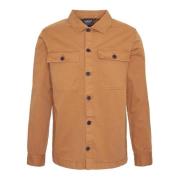 Barbour Adey Bomull Twill Jacka/Skjorta Brown, Herr