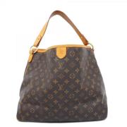 Louis Vuitton Vintage Pre-owned Tyg louis-vuitton-vskor Brown, Dam