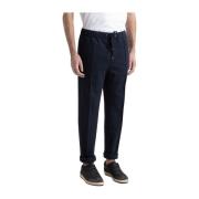 Peserico Bomullsblandning joggers Blue, Herr