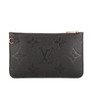 Louis Vuitton Vintage Pre-owned Laeder plnbcker Black, Dam