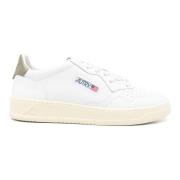 Autry Vita Läder Medalist Låga Sneakers White, Herr