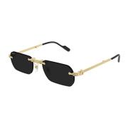 Cartier Ct0499S 001 Sunglasses Yellow, Herr