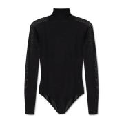 Alaïa Ull bodysuit Black, Dam