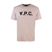 A.p.c. Rosa Unisex T-shirts och Polos Pink, Herr