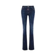 Dsquared2 Klassiska Denim Jeans för vardagsbruk Blue, Dam