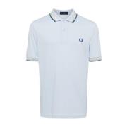 Fred Perry Piqué Bomull Klassisk Polotröja Blue, Herr