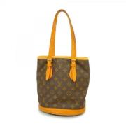 Louis Vuitton Vintage Pre-owned Tyg louis-vuitton-vskor Brown, Dam