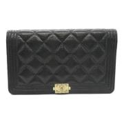 Chanel Vintage Pre-owned Laeder plnbcker Black, Dam