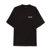 Balenciaga Svart Crew Neck T-shirts och Polos Black, Dam