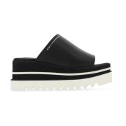 Stella McCartney Svart Alter Mat Sneak Elyse Tofflor Black, Dam