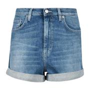 Haikure Bomull Elastan Shorts Blue, Dam