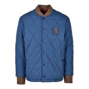 Diesel Stilren Bomullsblandad Jacka Blue, Herr