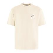 Drole de Monsieur Herr Slogan T-shirt Beige, Herr