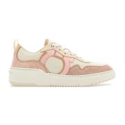 Salvatore Ferragamo Casual Sneakers för Män och Kvinnor Pink, Dam