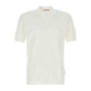 Orlebar Brown Vit Roddy Polo Shirt White, Herr