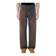 Diesel D-Macro S3 Färgad Finish Jeans Brown, Herr