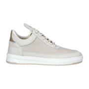 Filling Pieces Beige Low Top Tech Sneakers Beige, Herr