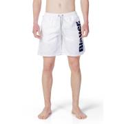 Blauer Herr Badkläder Kollektion Vår/Sommar White, Herr