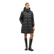 Moncler Quiltad huva dunjacka Black, Dam