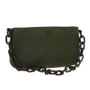 Prada Vintage Pre-owned Nylon prada-vskor Green, Dam