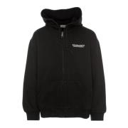 Carhartt Wip Huvtröja Runaway Sweatjacka Black, Herr